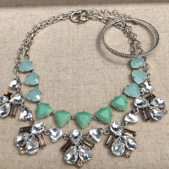 Stella & Dot | Retired Lila Crystal Jeweled Statement Necklace - Picture 10 of 16